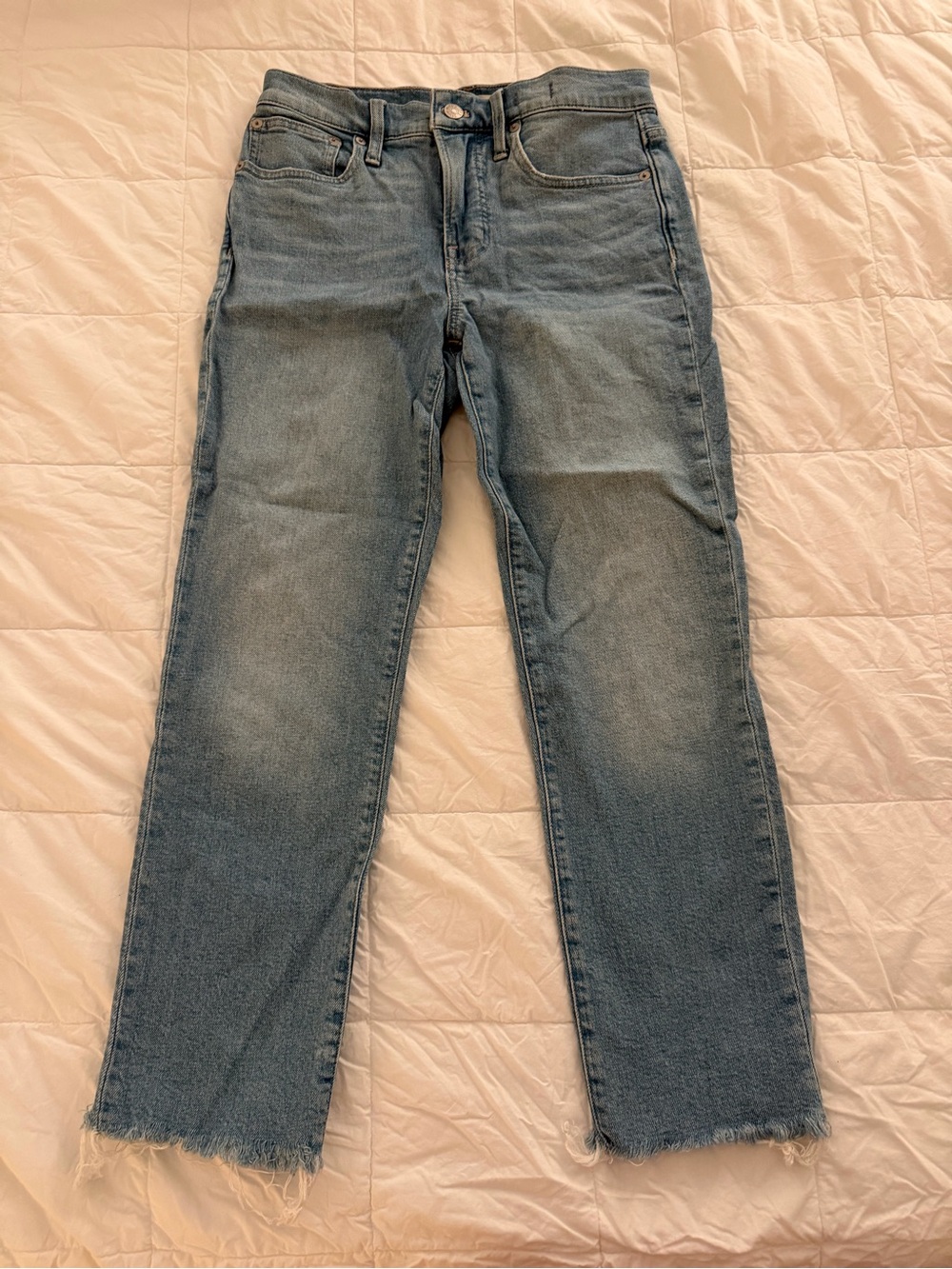 25 Petite Madewell Perfect Vintage Jean Lightwash